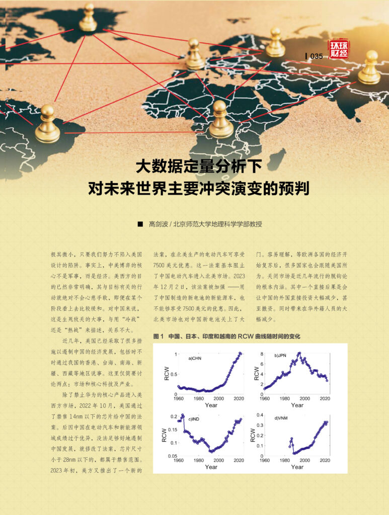 大数据定量分析下对未来世界主要冲突演变的预判